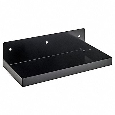 Pegboard Shelf 12 lb 6 D 3 H 12 W Black MPN:76126BK-2