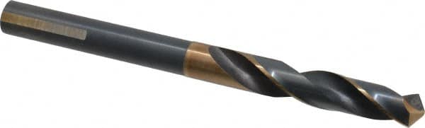 Reduced Shank Drill Bit: 33/64'' Dia, 1/2'' Shank Dia, 118 0, High Speed Steel MPN:094133