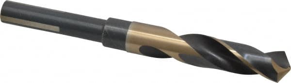 Reduced Shank Drill Bit: 43/64'' Dia, 1/2'' Shank Dia, 118 0, High Speed Steel MPN:094143