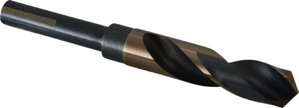 Reduced Shank Drill Bit: 47/64'' Dia, 1/2'' Shank Dia, 118 0, High Speed Steel MPN:094147