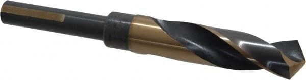 Reduced Shank Drill Bit: 49/64'' Dia, 1/2'' Shank Dia, 118 0, High Speed Steel MPN:094149