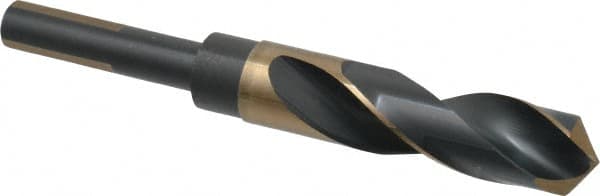 Reduced Shank Drill Bit: 53/64'' Dia, 1/2'' Shank Dia, 118 0, High Speed Steel MPN:094153