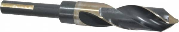 Reduced Shank Drill Bit: 55/64'' Dia, 1/2'' Shank Dia, 118 0, High Speed Steel MPN:094155