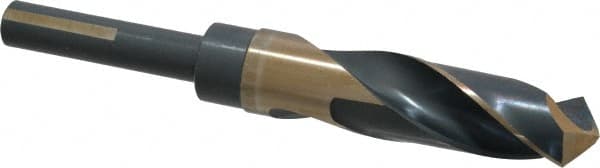 Reduced Shank Drill Bit: 57/64'' Dia, 1/2'' Shank Dia, 118 0, High Speed Steel MPN:094157