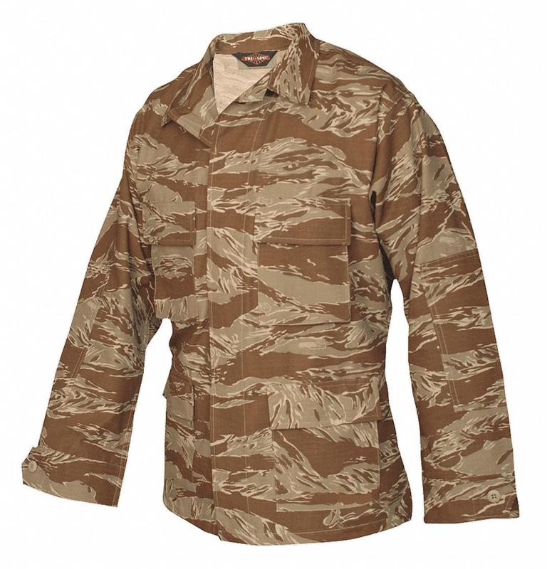 BDU Coat Desert Tiger Stripe 2XL Long MPN:1596