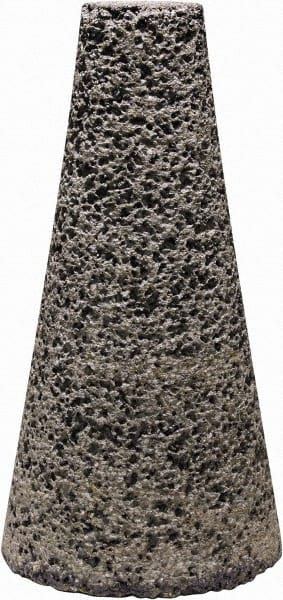 Abrasive Oval Cone: Type 17, Coarse, 5/8-11 Arbor Hole MPN:TM-BLO5A422R-R