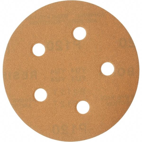 Hook & Loop Disc: 120 Grit, Coated, Aluminum Oxide MPN:3689576