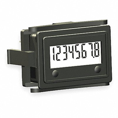 LCD Hour Meter 1.60 in Flange Mini Flush MPN:3410-2000