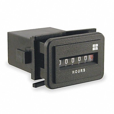 Hour Meter DC 2 Holes Flush Polymer MPN:732-0002