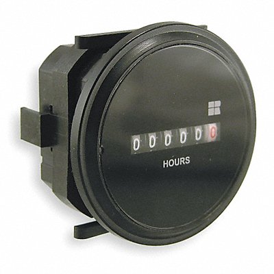 Hour Meter DC Quartz Red/White Numbers MPN:732-0003