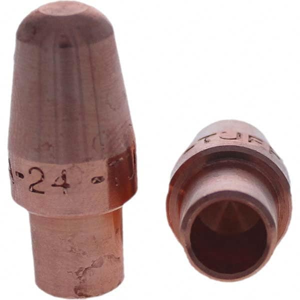 Spot Welder Tips, Tip Type: Male Cap A Nose (Pointed) , Material: RWMA Class 2 - C18200 , Overall Length: 1.125 in  MPN:112-0024