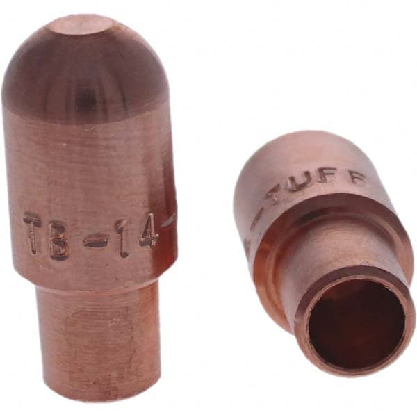 Spot Welder Tips, Tip Type: Male Cap B Nose (Dome)  MPN:113-0014