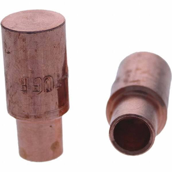 Spot Welder Tips, Tip Type: Male Cap C Nose (Flat)  MPN:115-0014