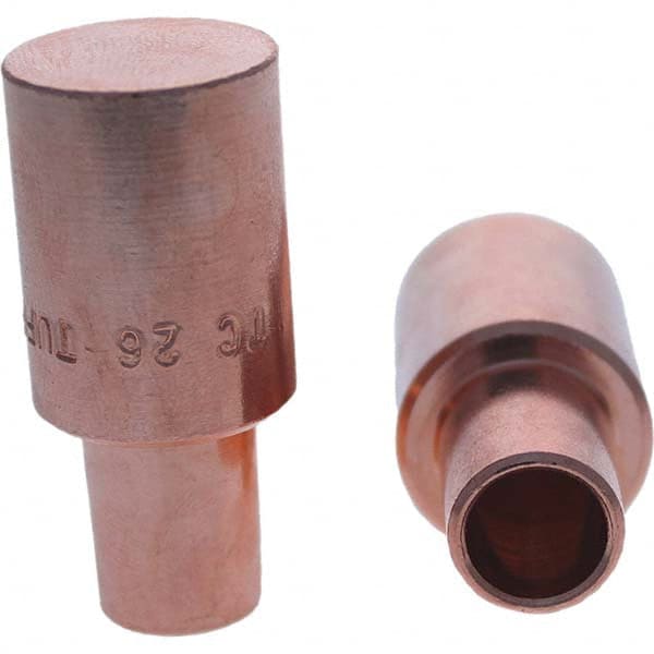 Spot Welder Tips, Tip Type: Male Cap C Nose (Flat)  MPN:115-0015