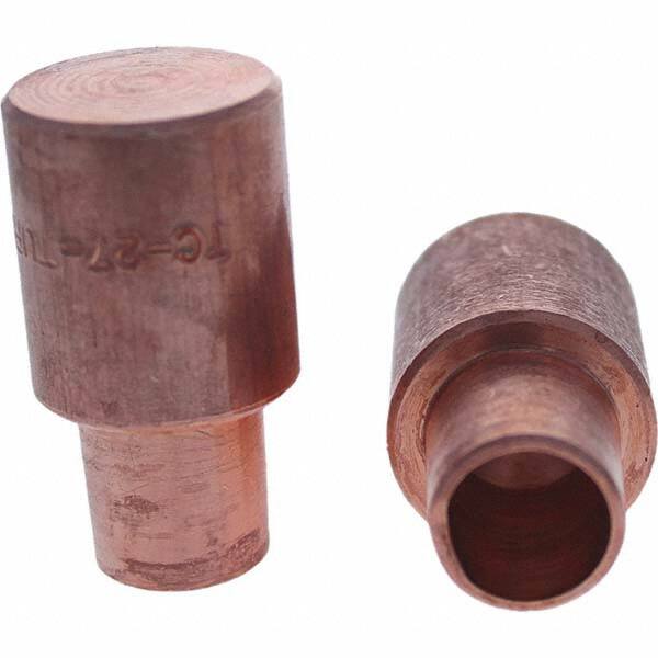 Spot Welder Tips, Tip Type: Male Cap C Nose (Flat)  MPN:115-0016