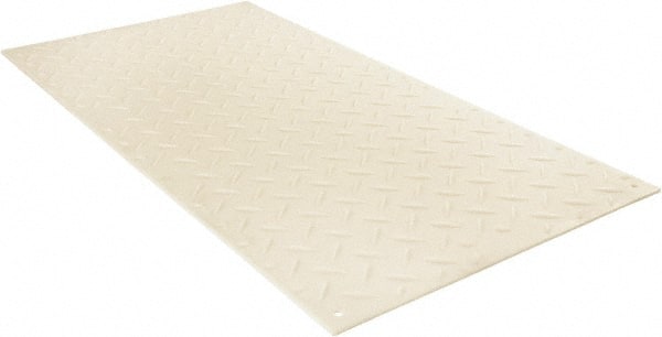 6' Long x 3' Wide HDPE Diamond Tread Ground Protection Matting MPN:CM36