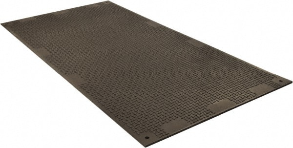 8' Long x 3' Wide HDPE Multi-Directional Tread Ground Protection Matting MPN:VM38S1