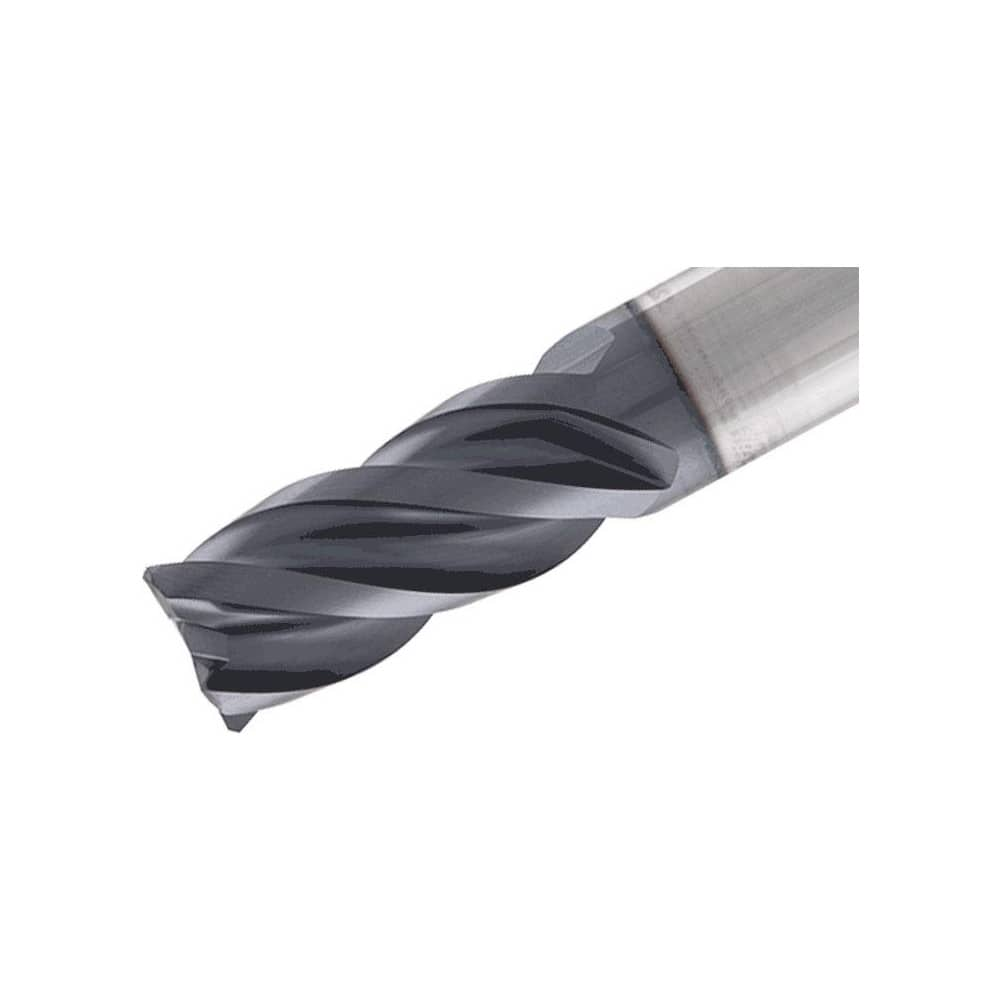 Corner Chamfer End Mill: 10 mm Dia, 20 mm LOC, 4 Flutes, 0.4 mm Chamfer Width, Solid Carbide MPN:5667911