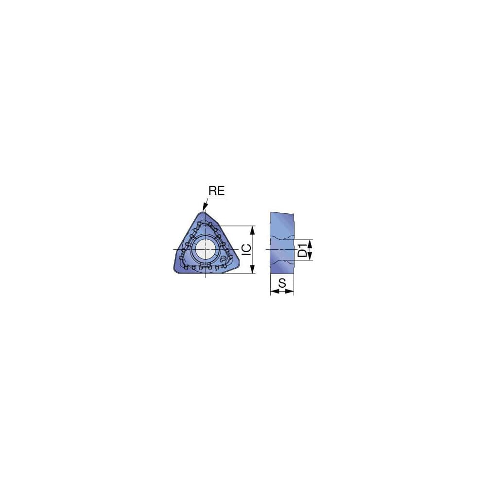 Indexable Drill Insert: WWMU13X512DJ AH3135, Solid Carbide MPN:6720292