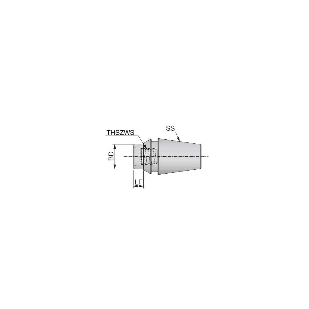 Modular Tool Holding System Adapter: S05 Modular Connection, ER16 Taper MPN:6871456