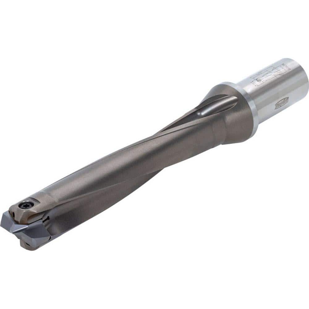 Replaceable-Tip Drill: 21 to 21.9 mm Dia, 108.3 mm Max Depth, 25 mm Weldon Flat Shank MPN:6788634