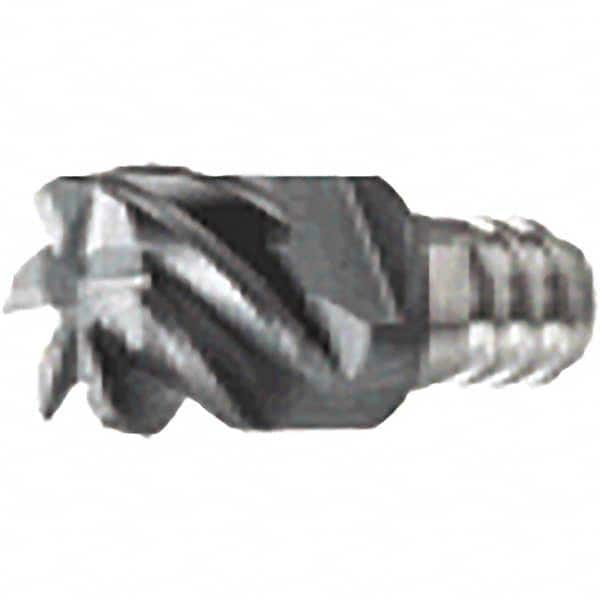 10mm Mill Diam, 7mm LOC, 13mm OAL, 6 Flute Square End Mill Head MPN:6859279