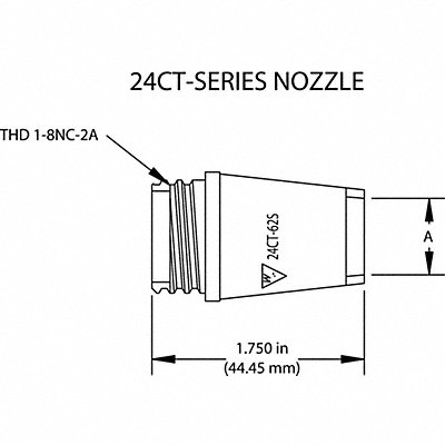 TWECO Copper Tapered MIG Welding Nzl PK2 MPN:12401580