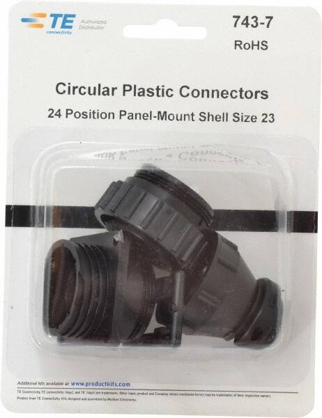 Panel Mount Plug and Receptacle Kit MPN:743-7