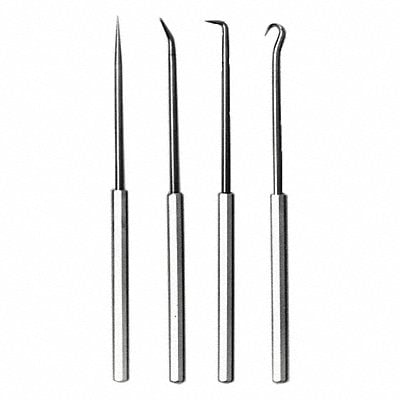 Pick And Hook Set Steel 6-5/16in.L 4 pcs MPN:PH-4