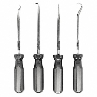 Pick And Hook Set Steel 5-1/16in.L 4 pcs MPN:PSP-4