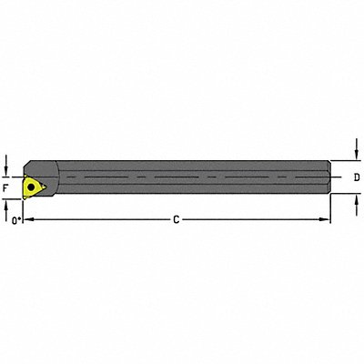 Thread Turning Toolholder A10Q LSER2 MPN:A10Q LSER2