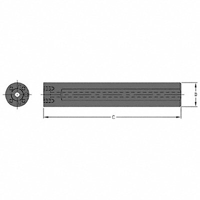 Indexable Boring Bar 1-1/2 HSS MPN:A1250-14