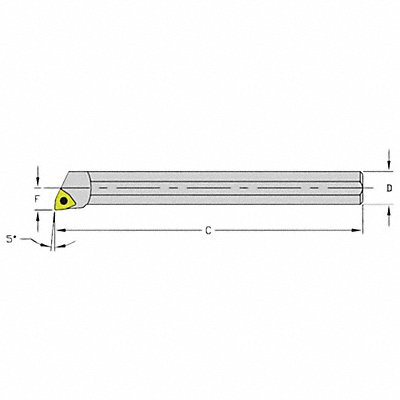 Indexable Boring Bar 0.7600 Heavy Metal MPN:HM10J SWLCR3