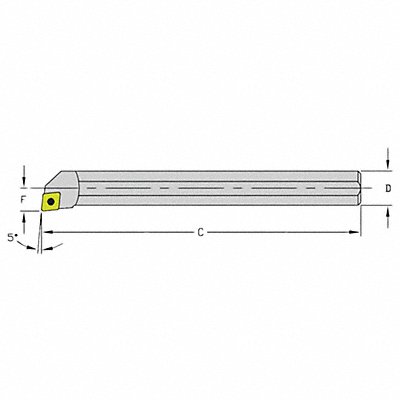 Indexable Boring Bar 0.7600 Heavy Metal MPN:HM10Q SCLCR3