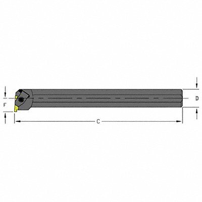 Grooving/Parting Toolholder LH MPN:S08M NEL2