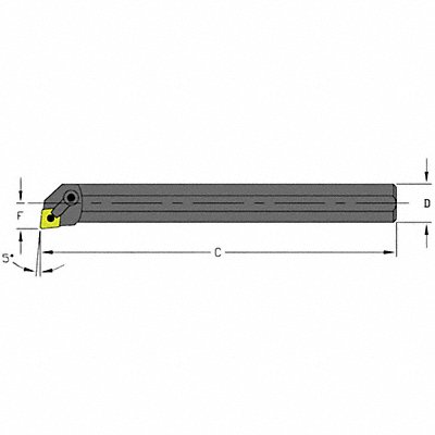 Indexable Boring Bar 0.9200 HSS MPN:S12R MCLNR3