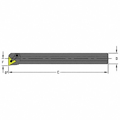 Indexable Boring Bar 1.2000 HSS MPN:S16S MTFNR3