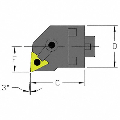 Indexable Cutting Head TNMG 1.2000 MPN:MH16 MTUNR3-CFT