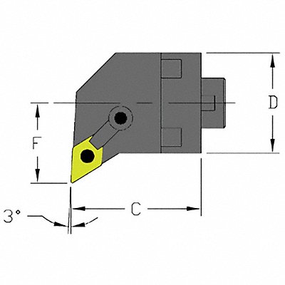 Indexable Cutting Head DNMG 2 MPN:MH24 MDUNR4-CFT