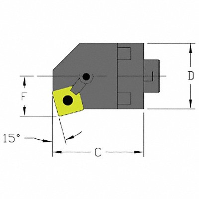 Indexable Cutting Head SNMG 1.7600 MPN:MH24 MSKNR4-CFT