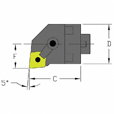 Indexable Cutting Head CNMG 2.0100 MPN:MH28 MCLNR4-CFT