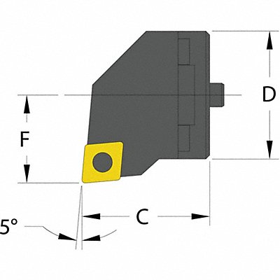 Indexable Cutting Head CCMT 1.2600 MPN:SH16 SCLCL3