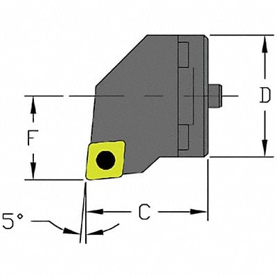 Indexable Cutting Head CCMT 1.2600 MPN:SH16 SCLCR3