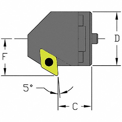 Indexable Cutting Head DCMT 1.2990 MPN:SH16 SDXCL2