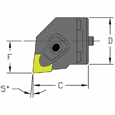 Indexable Cutting Head CNMG 1.9680 MPN:SH24 DCLNR4