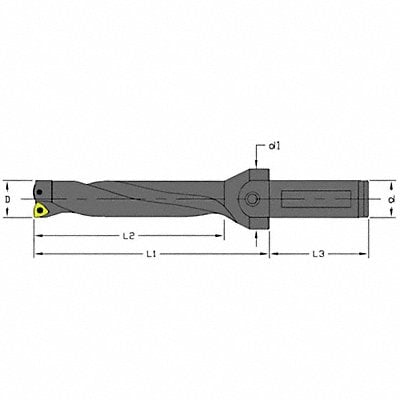 Indexable Insert Drill 1-1/4 MPN:UD-1437-4D-125