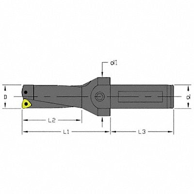 Indexable Insert Drill 1-1/4 MPN:UD-1625-2D-125