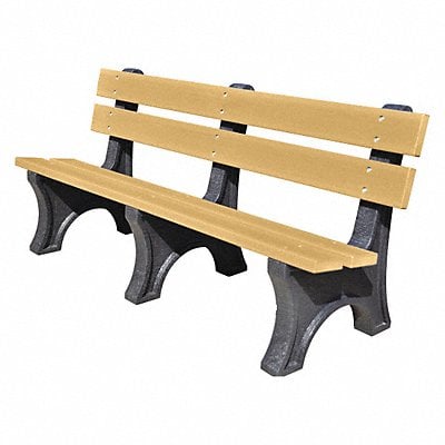 Outdoor Bench 72 in L 10 in W Woodtone MPN:21-CDR6