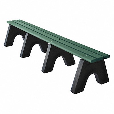 Outdoor Bench 96 in L 48 in H Grn MPN:22-GRN8