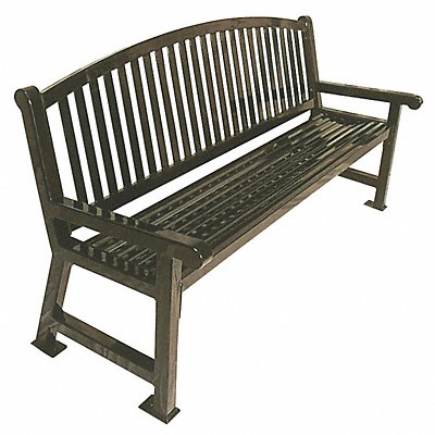 Outdoor Bench 48 in L. 36 in H Blue MPN:922-B4-BLUE